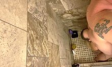 Blonde Wife Enjoys A Wet Shower Moment With Oral Attention