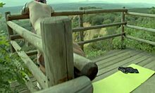 Intimate Encounter With Tattoo Influencer In Public Outdoor Spot