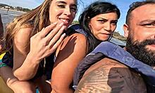 Radical Orgy After Banana Boat With Lifeguard