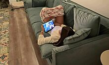 stepbrother caught masturbating step sis and joined to fuck her - creampie pussy two times in a row