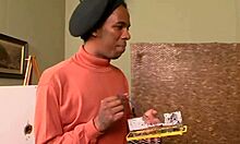 Nubian babe blows while friend gets fucked 😏