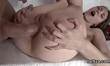 fantastic semi-naked tight teen gets nailed in anal 😍