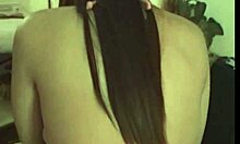 Brookeskye And Asian Babe Modeling Lingerie In Close-Up View