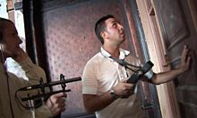 Two girls take two ass hungry cocks sqf. monster cocks and facials! 😈🍑💦