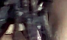 Ebony Teen Bends Over for Squirting Orgasm