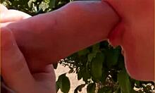 hot wife gives amazing public blowjob