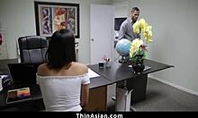 i'm the cute asian teen 18+ suckin' and blowin' while filmmin', then gettin' a gooey cum facial on my glasses