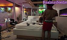 Ebony Milf In Rough Roleplay Gets Bound And Ridden By Big Black Cock