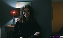 Hey, jane wilde and natalie knight noticed nathan bronson stalking them, so they share his huge cock in a threesome