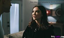 Hey, jane wilde and natalie knight noticed nathan bronson stalking them, so they share his huge cock in a threesome