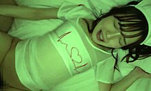 취한 여자가 몸 만지고 변태 개 빨아 크림파이