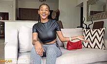 i got my ebony big ass shacking for the camera and sucking that monster cock like rent is due