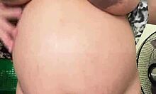 Horny Pregnant Maid Shows Big Boobs And Hairy Pussy!