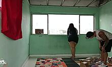 la puta de mi pr m me ayudo hacer cardio comiendo y follando su gran culote - historia completa