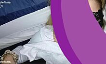 Pretty Petite Tatted Girl Takes Facial After Quick Blowjob