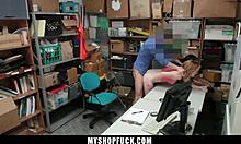 Teens Get Hardcore Discipline with Big Cock in Shop!