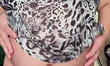 Horny Pregnant Maid Shows Big Boobs And Hairy Pussy!