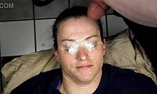 Huge Homemade Facial Blasting Right In Her Eyes