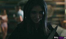 Hey, jane wilde and natalie knight noticed nathan bronson stalking them, so they share his huge cock in a threesome