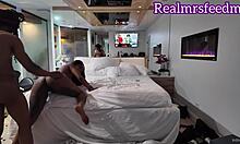 Ebony Milf In Rough Roleplay Gets Bound And Ridden By Big Black Cock