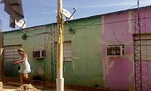 Neighbor Can't Resist Big Ass in Short Dress