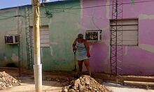 Neighbor Can't Resist Big Ass in Short Dress