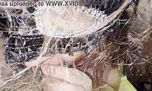 bbw amateur brunette in homemade video