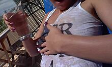 oh yeah, fuck my wet pussy rough, moans amateur during homemade sex