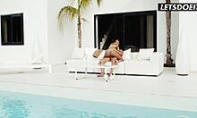 Big boobs wife Sheila Ortega bounces on Christian Clay's dick