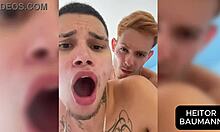 novinho moaned loudly on the neighbor's dick