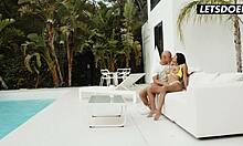 Big boobs wife Sheila Ortega bounces on Christian Clay's dick