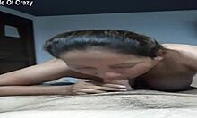 Mature Venezuelan wife gives extreme blowjob with massage