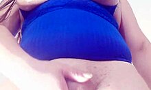 Chubby asian wife with big pussy lips masturbates for husband's friends