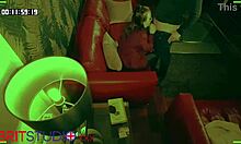 Voyeur student spies intense fucking of teacher in costumes