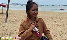 Asian model feels creampie in pov cfnm session