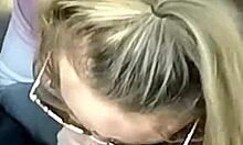 Public Pickup Car Blowjob Cumshot