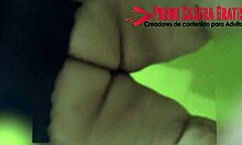 Mature Latina BBW MILF Undresses Slowly While Dancing Naked, Flaunting Her Big Ass in Homemade Video