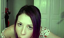 Cute Petite Amateur Deepthroats Huge Cock And Gets Cum In Mouth 😘