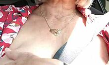 Riding Road Tits Out Flashing Housewife