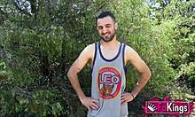 Lovely Outdoor Quickie With A Latina Babe Bent Over For Big Cock In Casting Contrast