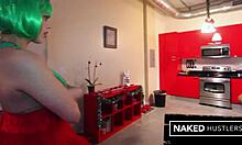 Katie cummings, thick latina, is santa's favorite big booty elf?