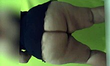 Mature Latina BBW MILF Undresses Slowly While Dancing Naked, Flaunting Her Big Ass in Homemade Video