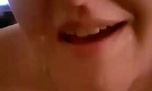 Kandy Kane Delivers Intense Deepthroat Blowjob