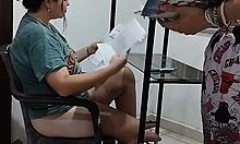 I help stepsister with homework, then fuck her pussy