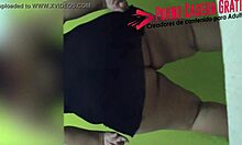 Mature Latina BBW MILF Undresses Slowly While Dancing Naked, Flaunting Her Big Ass in Homemade Video