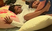 i bent over my ebony coworker in the bedroom for homemade doggystyle after work