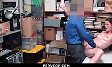 Shoplifting Suspect Cooperates With Mall Officers Demands - Pervcop