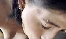 Blonde Teen Gives Blowjob To Friend In Dorm