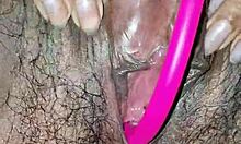 Hot Desi Bhabhi Inserts Dildo in Wet Pussy