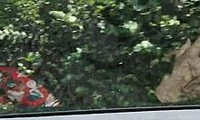 Riding Road Tits Out Flashing Housewife